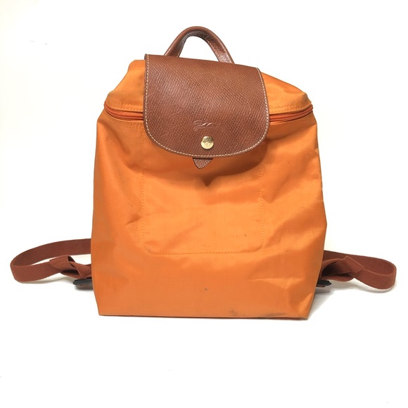 longchamp backpack orange